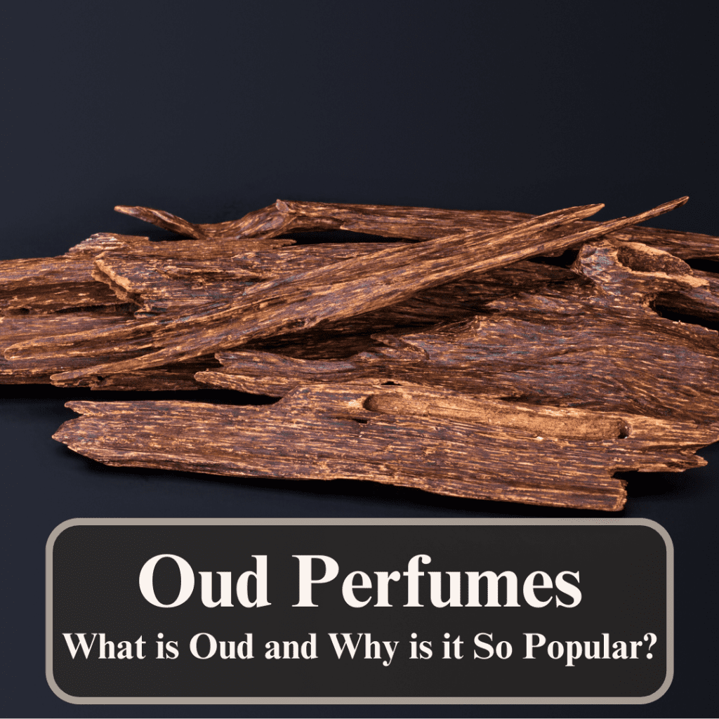 Oud wood for use in oud perfumes.